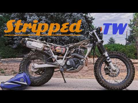 How To Strip a Yamaha TW200 Down for Maintenance