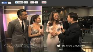 Jaime Camil en el backstage de Latin Grammy 2014