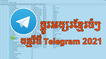 How to change Khmer font size and font style in Telegram messenger