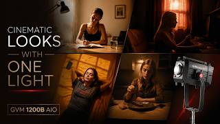 LED Light Cinematography: How to Create 5 Cinematic Looks Using Just One GVM 1200B AIO