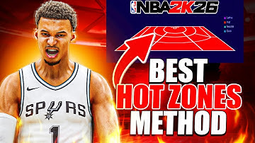 NBA 2K26 FASTEST WAY TO GET YOUR HOT ZONES /  LETHAL!!!!! {never miss again}