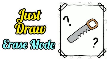Just Draw Erase Mode Level 34