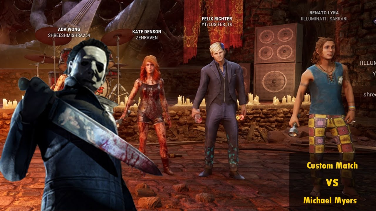 Dead by Daylight | Custom Match vs Michael Myers 🔪👻 - YouTube