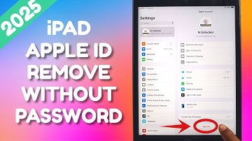 [2025 UPDATE]  Remove Apple ID from iPad Without Password - Easy Guide
