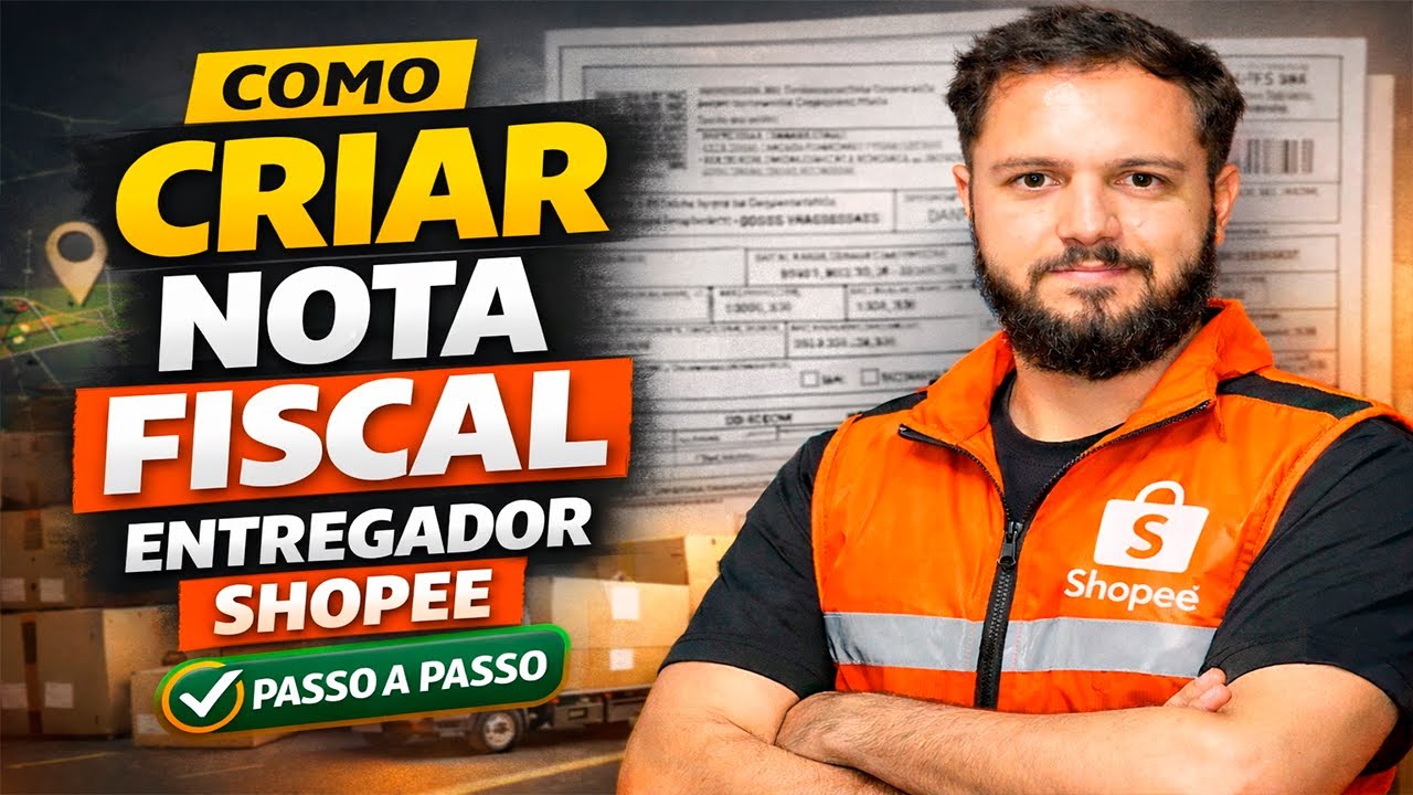 COMO EMITIR NOTA FISCAL para ENTREGADOR SHOPEE (Passo a Passo) - YouTube