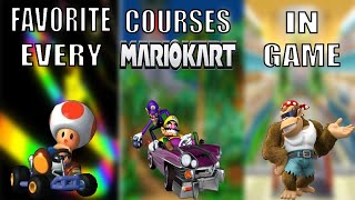 Favorite Courses in Every Mario Kart Game