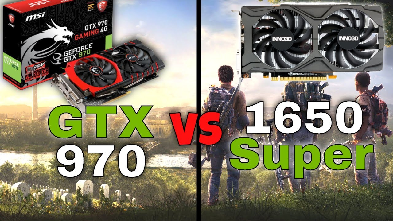 🤔GTX 970 OC vs GTX 1650 Super Benchmark 8 Games - YouTube