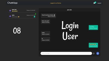Real-time Chat App - 8 Login User |  React, Node.js and Socket.io