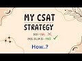 ARTS STUDENT : What I Did to CLEAR CSAT 4 TIMES with 100+ MARKS ?