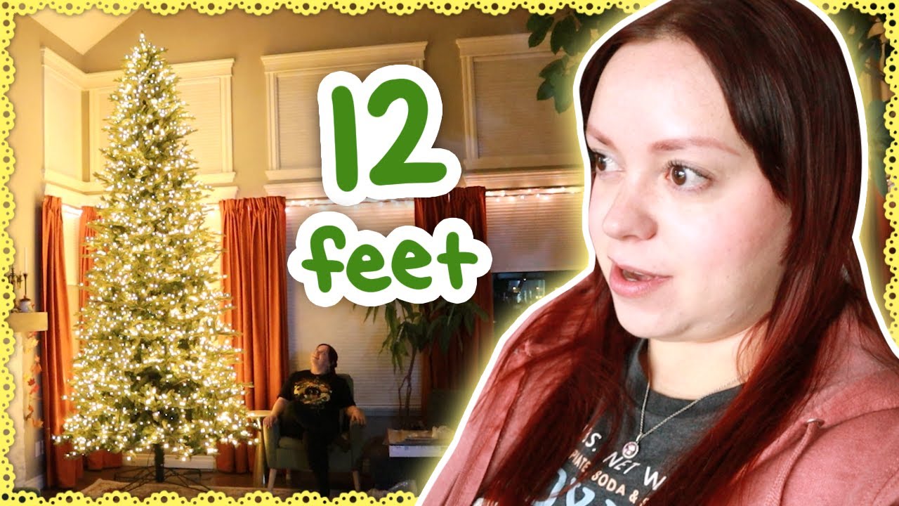 12 Foot Christmas Tree! + Notepad Delivery! - YouTube