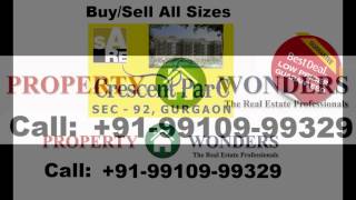 SARE CRESCENT PARC RESALE SECTOR 92 GURGAON PHASE 1 PHASE 2 PHASE 3 PRICE LIST CONSTRUCTION UPDATE
