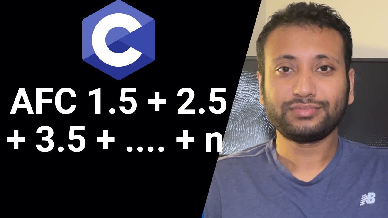 C programming Bangla Tutorial 5.127 : Series | 1.5 + 2.5+ 3.5 + .... +n ...