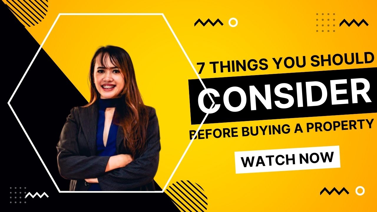 7 Things You Should Consider Before Buying Your First Home - YouTube