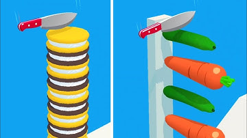 Slice It All Gameplay! Satisfying and Relaxing ASMR Slicing Video