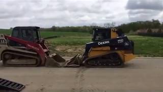 John Deere 333G vs. Takeuchi TL12
