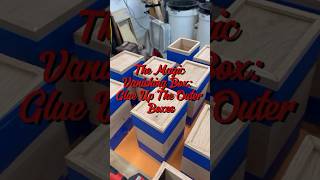 The Vanishing Magic Box: Glueing up the Outer Box! #magic #illusion  #woodworking #woodworker