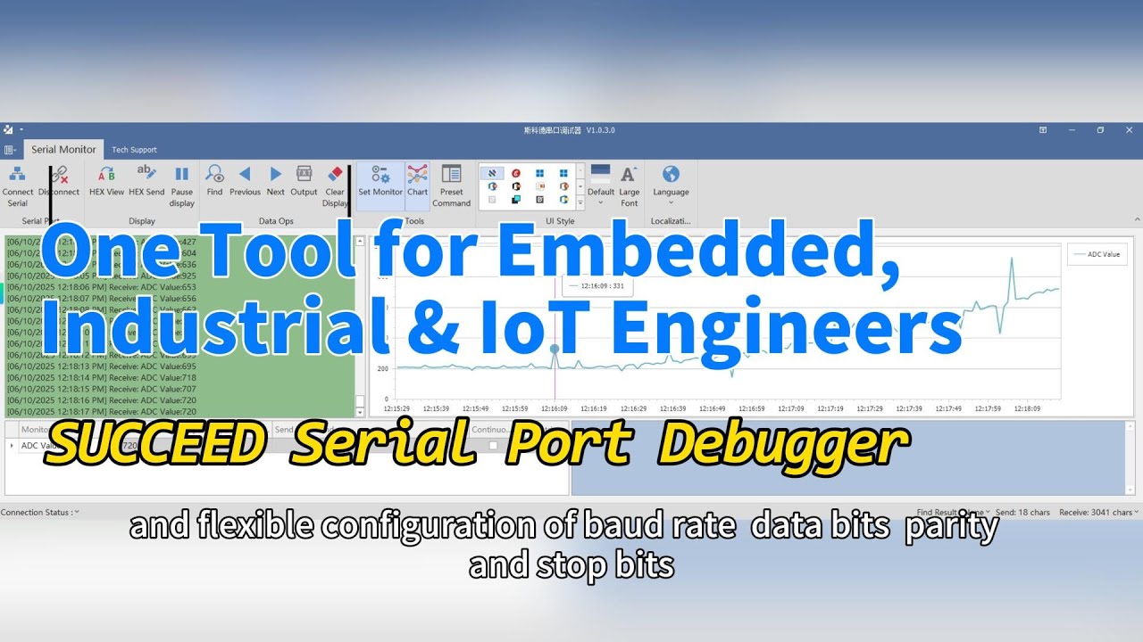 SUCCEED Serial Port Debugger | One Tool for Embedded, Industrial & IoT Engineers