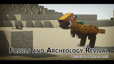 Fossils and Archaeology Mod For Minecraft 1.5.2
