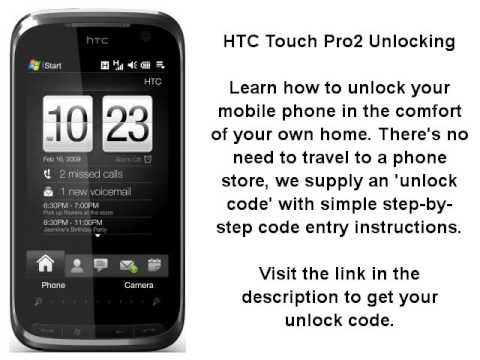 touch pro 2 unlocker Htc touch pro 2 grade c.