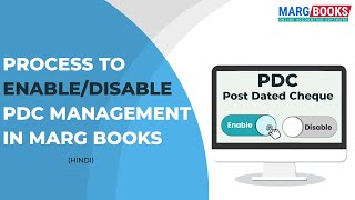 Cara Mengaktifkan/Menonaktifkan Manajemen PDC [Hindi] | Marg Books | Perangkat Lunak Akuntansi ON... screenshot 1