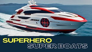 "Sailing in Style: Unveiling Superhero-Inspired Futuristic Luxury Yachts!"