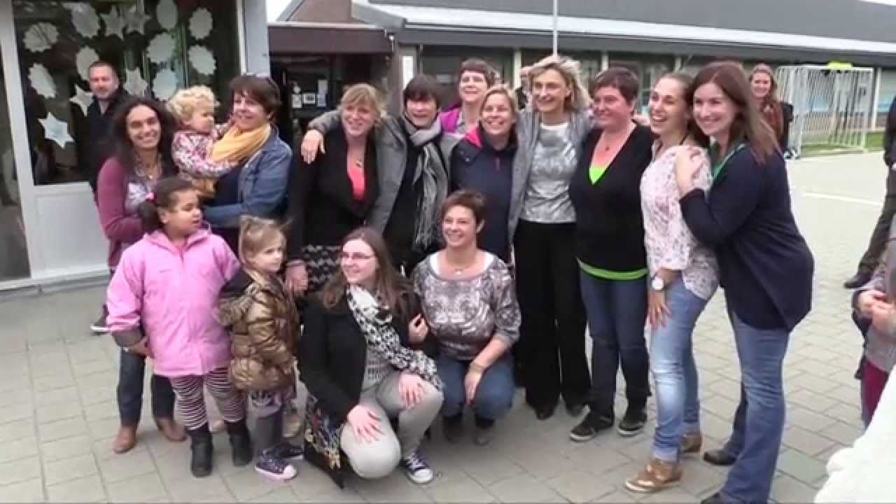 Saved by the bell 2015 Minister Hilde Crevits in GO! basisschool De Zonnebloem Wolvertem