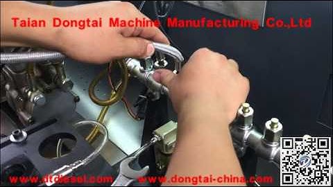 HP0 Pump Testing CR815 common rail test bench