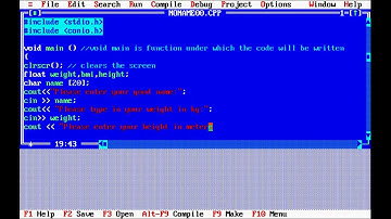 BMI Calculator and Error Fix in c++