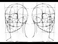 How to draw the head in 34 view using the reilly method