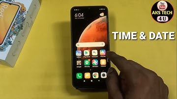 Redmi 9A Sport Time And Date Setting | How To Set Time And Date In Redmi 9A Sport  | @akstech4u