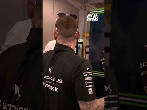 OH NO @Arthur_TV spins his #FormulaE car 🤯#EVOSessions