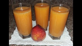 عصير الخوخ والحامض 🍑🍋منعش ولذيذ🍹 jus de pêches et citron