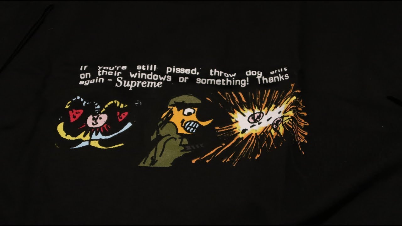 Supreme FW17 Pickup/Unboxing Week 17 'Dog Shit Tee'