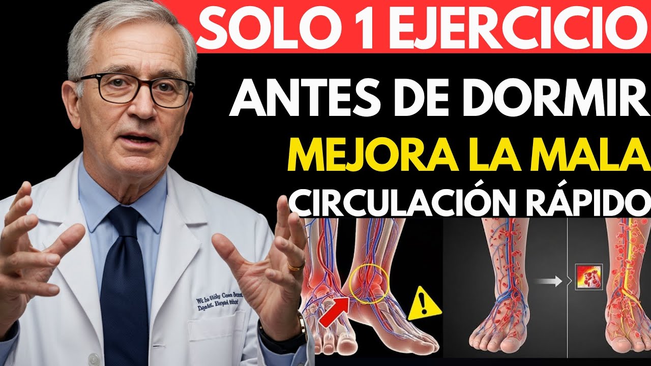 Adultos mayores, ESTE ejercicio para aumentar rápidamente circulación en las piernas | Salud Seniors