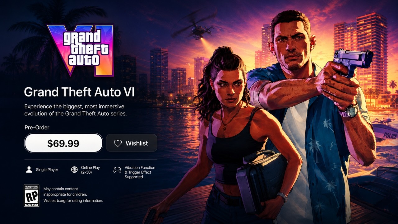 الطلب المسبق لـ GTA 6 تسرب !!!!