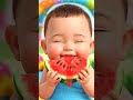 Cute Baby Eating Watermelon Funny Reaction #shorts #facts #babyvideo #viral #kidsvideo #cute #ai