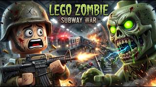 LEGO Zombie Outbreak: Underground Metro of Death 🚇🧟 | Lego Survival | Lego Animation | Lego Movie