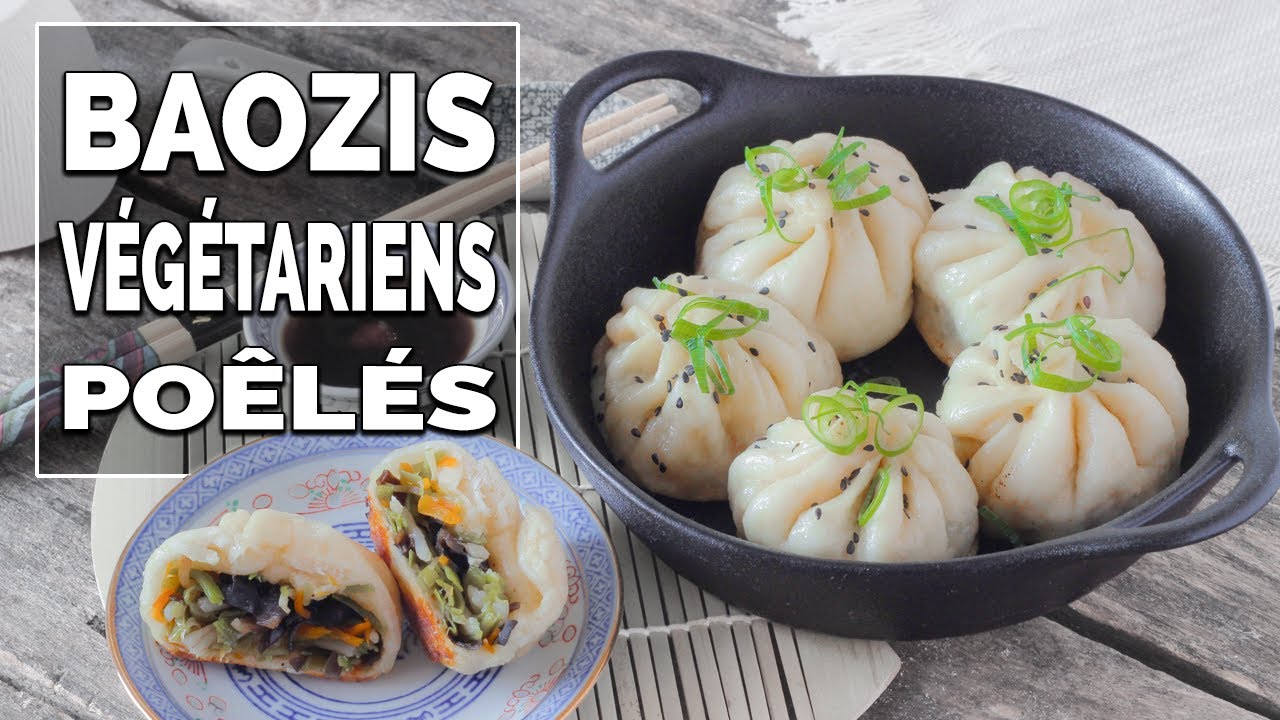 Baozis végetariens poêlés - Le Riz Jaune