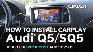 How to Install CARPLAY in Audi Q5 2010, 2011, 2012, 2013, 2014, 2015, 2016, 2017