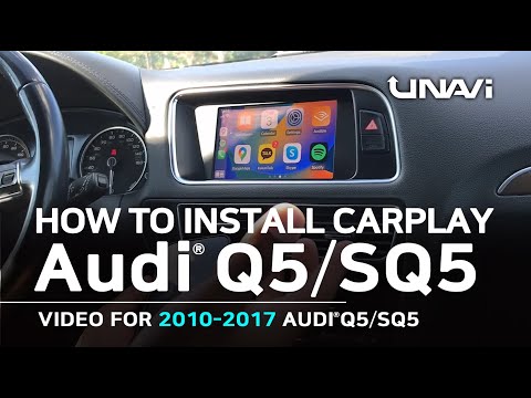 How to Install APPLE CARPLAY, ANDROID AUTO in Audi Q5 2010, 2011, 2012, 2013, 2014, 2015, 2016, 2017