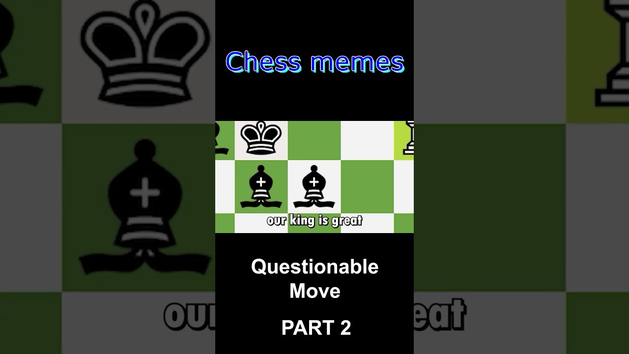Chess Memes | When Bishop Dies For The King