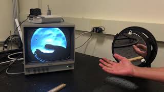 Schlieren Imaging System showing turbulence in airflow with optical science!