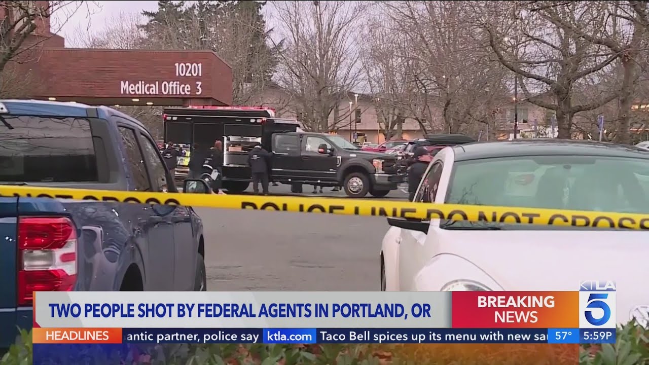 Two people shot by federal immigration agents in Portland, Oregon