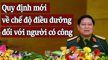 Quy định mới về chế độ điều dưỡng đối với người có công