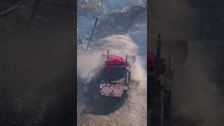 ROADCRAFT- Bulldozer levels sand base #roadcraft #heavymachinery #bulldozer #shorts #youtubeshorts