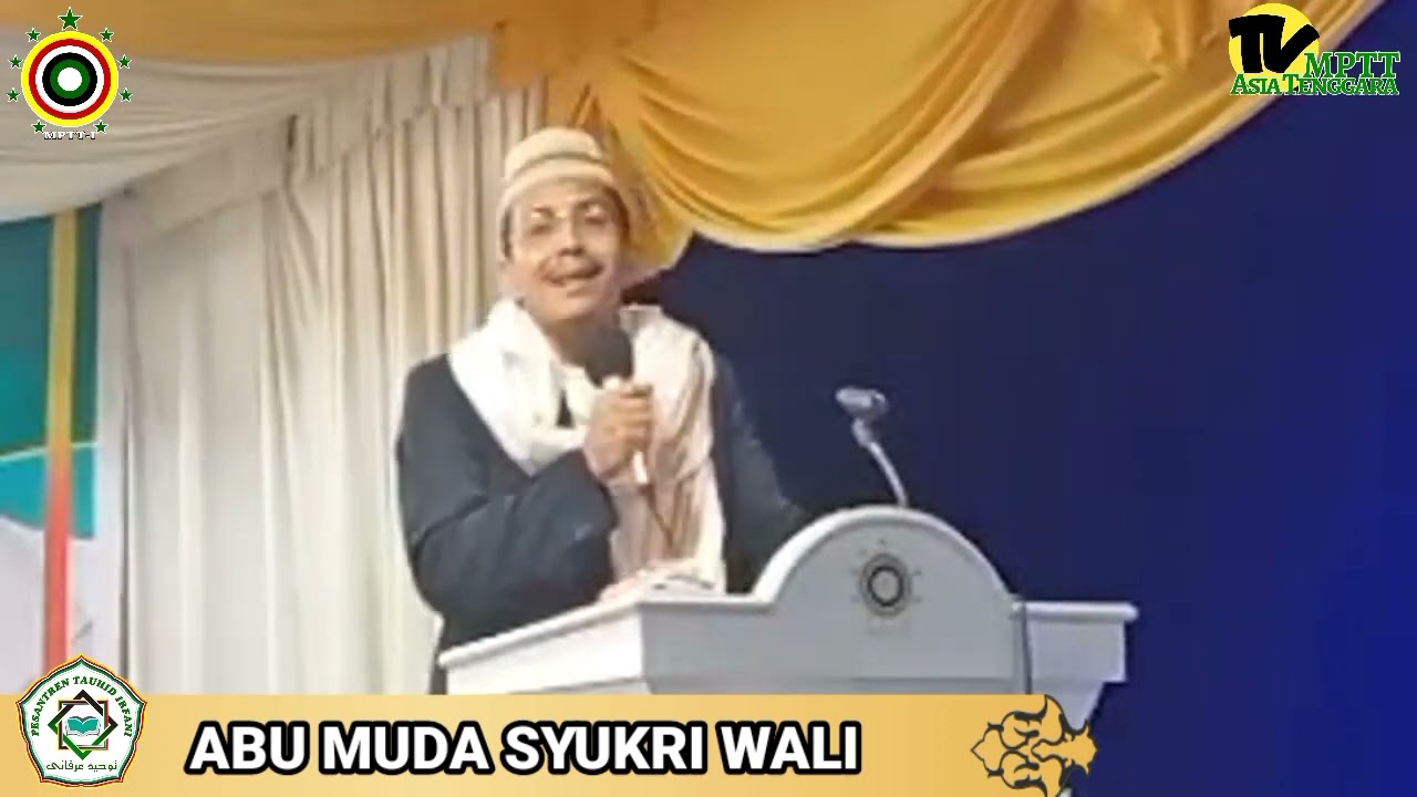 Sayembara Dakwah Pakar Tauhid Tashawwuf / ABU MUDA SYUKRI WALI