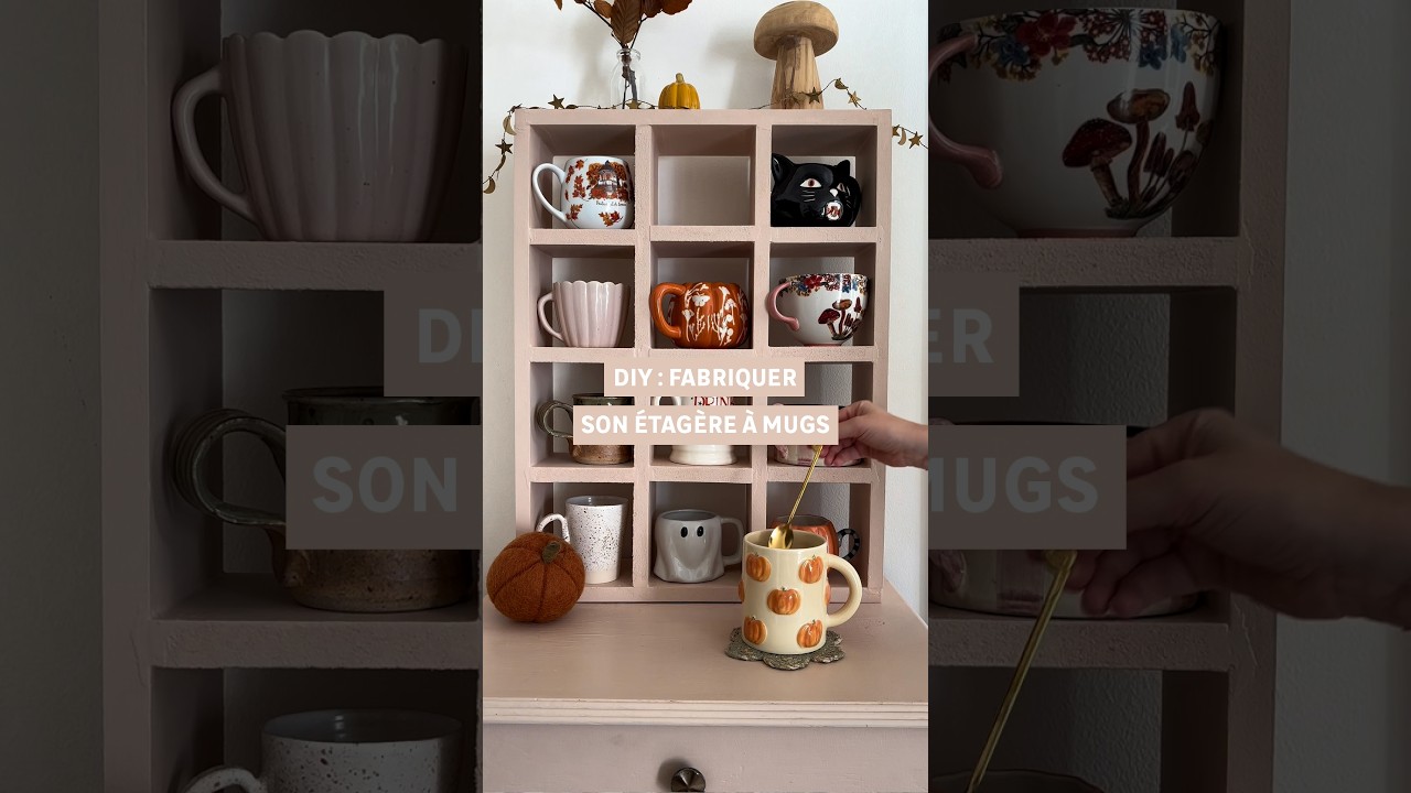 Une étagère à mugs faite maison | Leroy Merlin