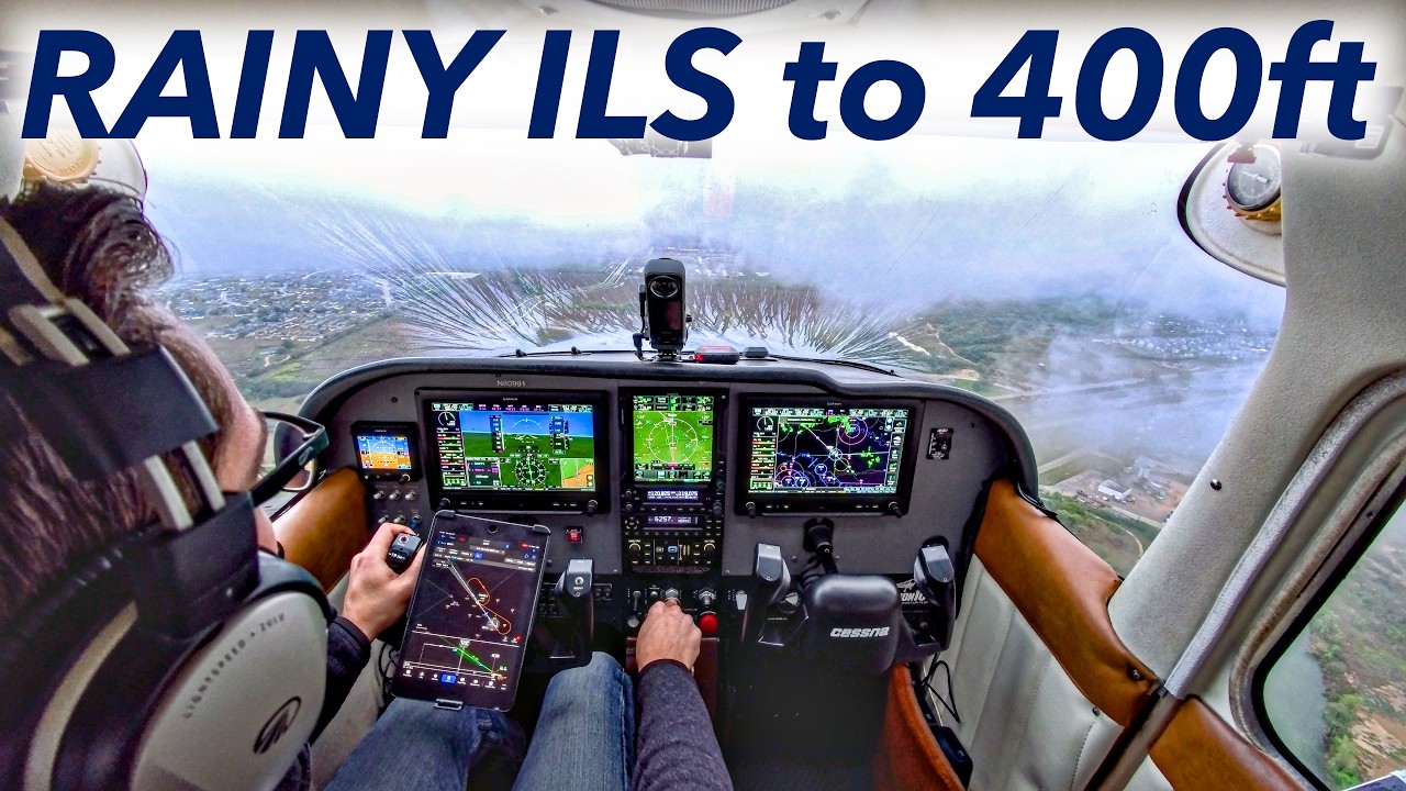 Rain + Low IFR... GOING MISSED! ILS & RNAV Approach