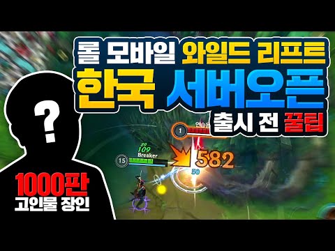 (모르면손해) 롤 모바일 장인이 알려주는 100% 개사기 챔프+설정 꿀팁_와일드리프트