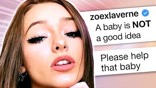 Zoe Laverne Gets THREATS After Video of Her Saying: &quot;A baby is NOT a good idea&quot; Surfaces